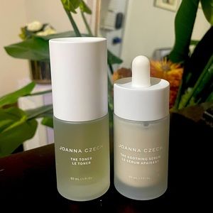 Joanna Czech the soothing serum &toner. serum used 2x adding new toner as bonus